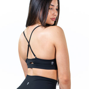 strive bra black back