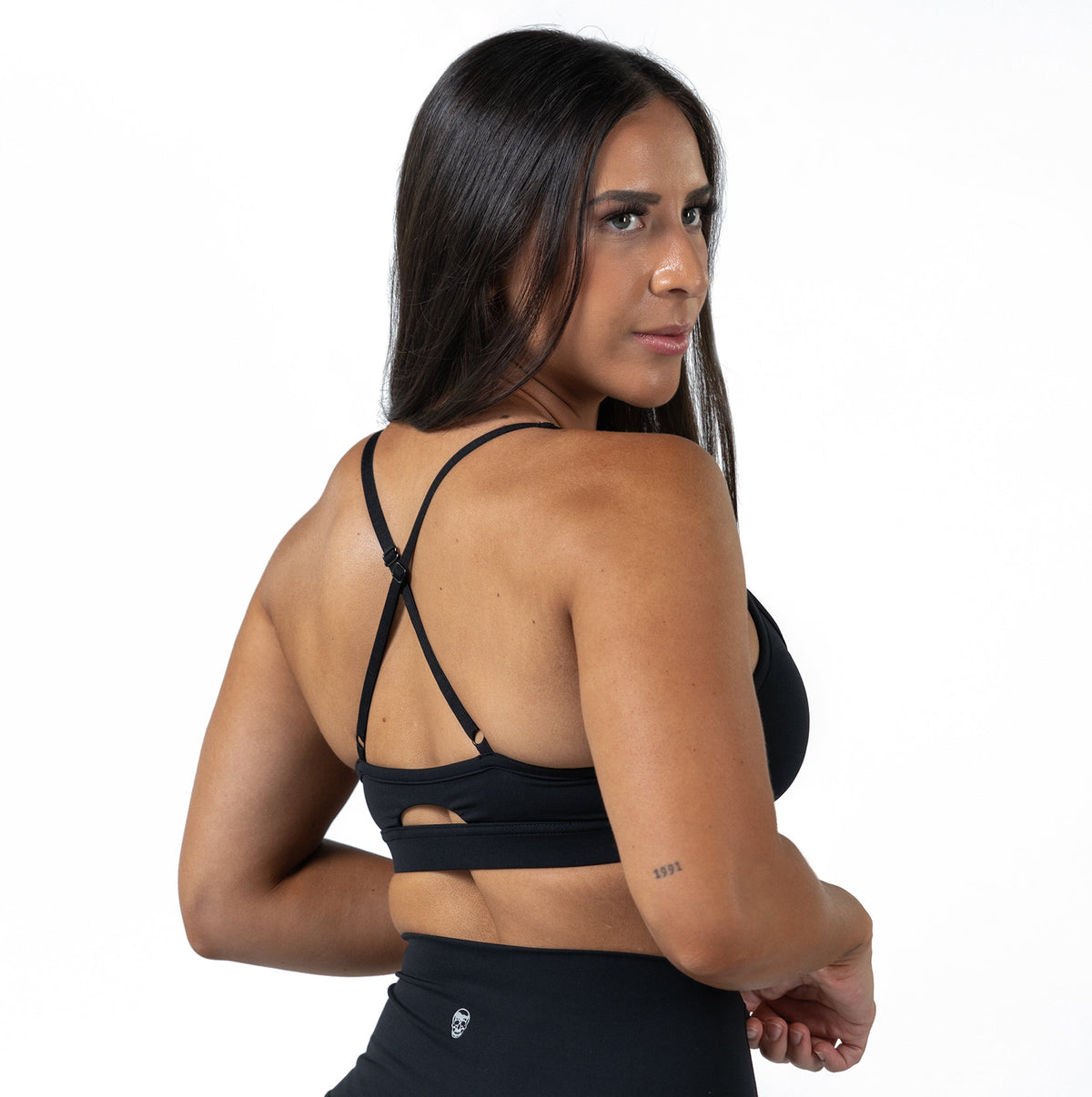 strive bra back black