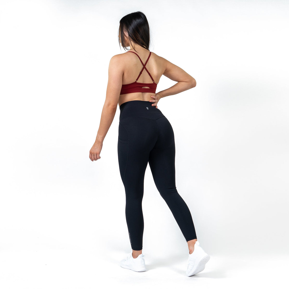 sports bra red