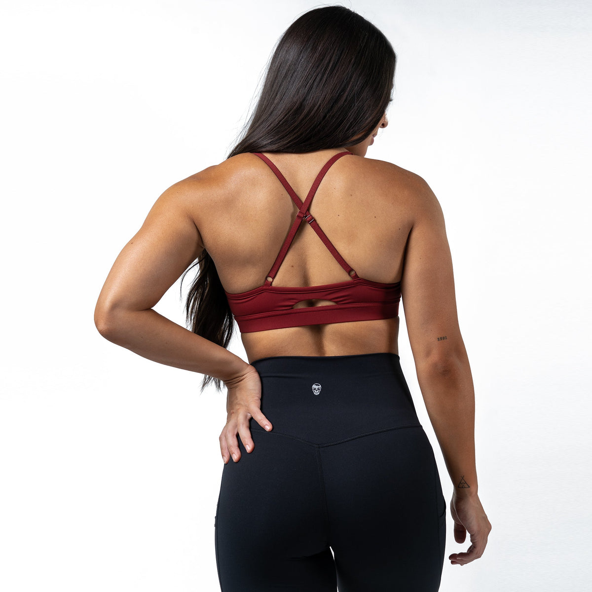 back of strive bra