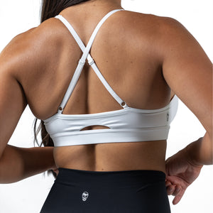 white strive bra