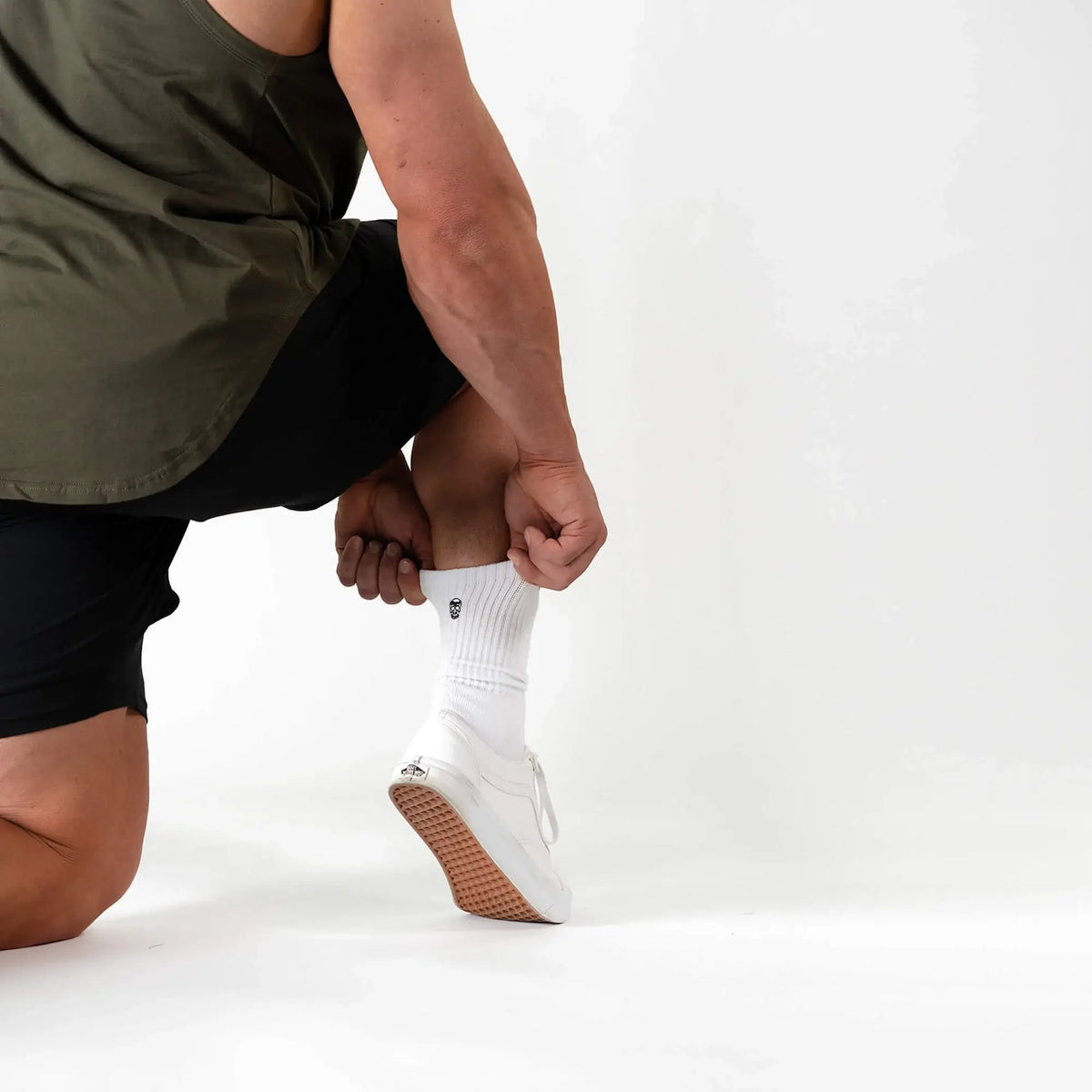 socks for gym white