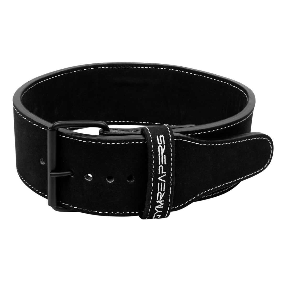 single prong belt black white