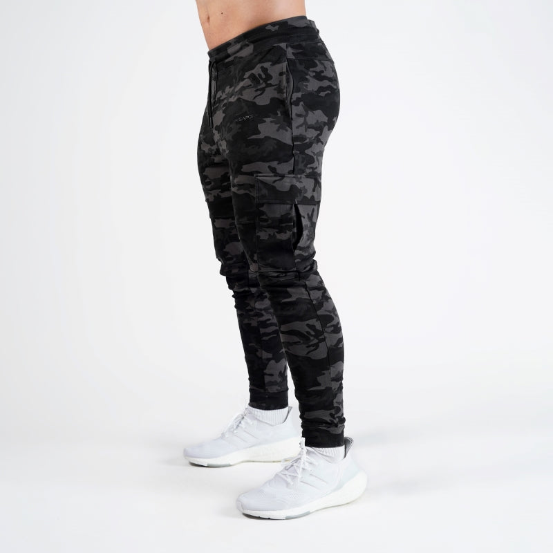 camo cargo joggers mens