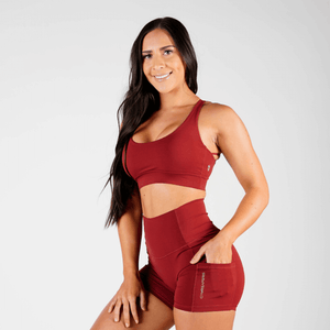 best sports bra red full