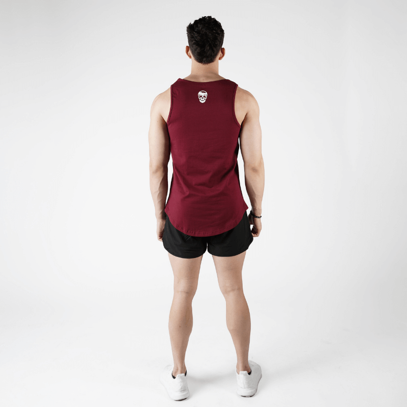 tank top men maroon
