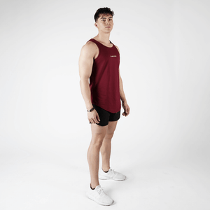 mens red tank top