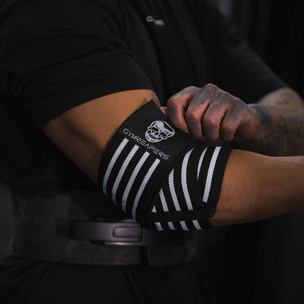 red elbow wraps