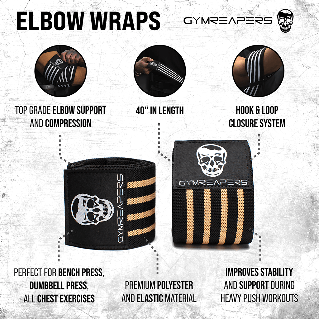 elbow wraps tan
