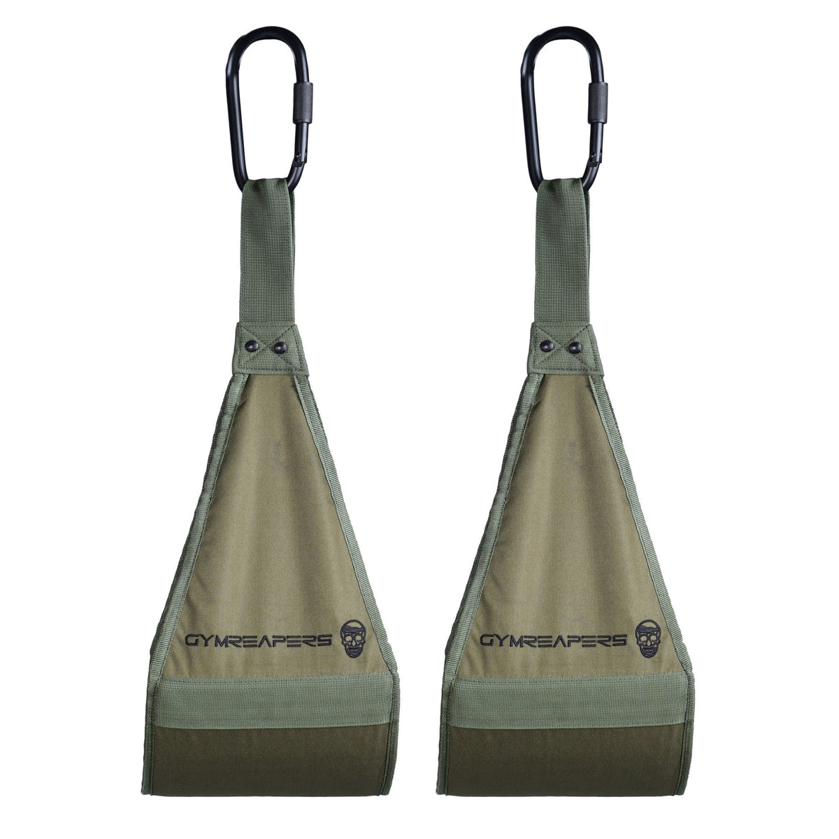 hanging ab straps green