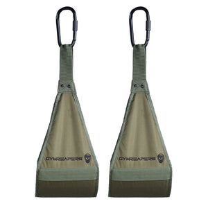 hanging ab straps green