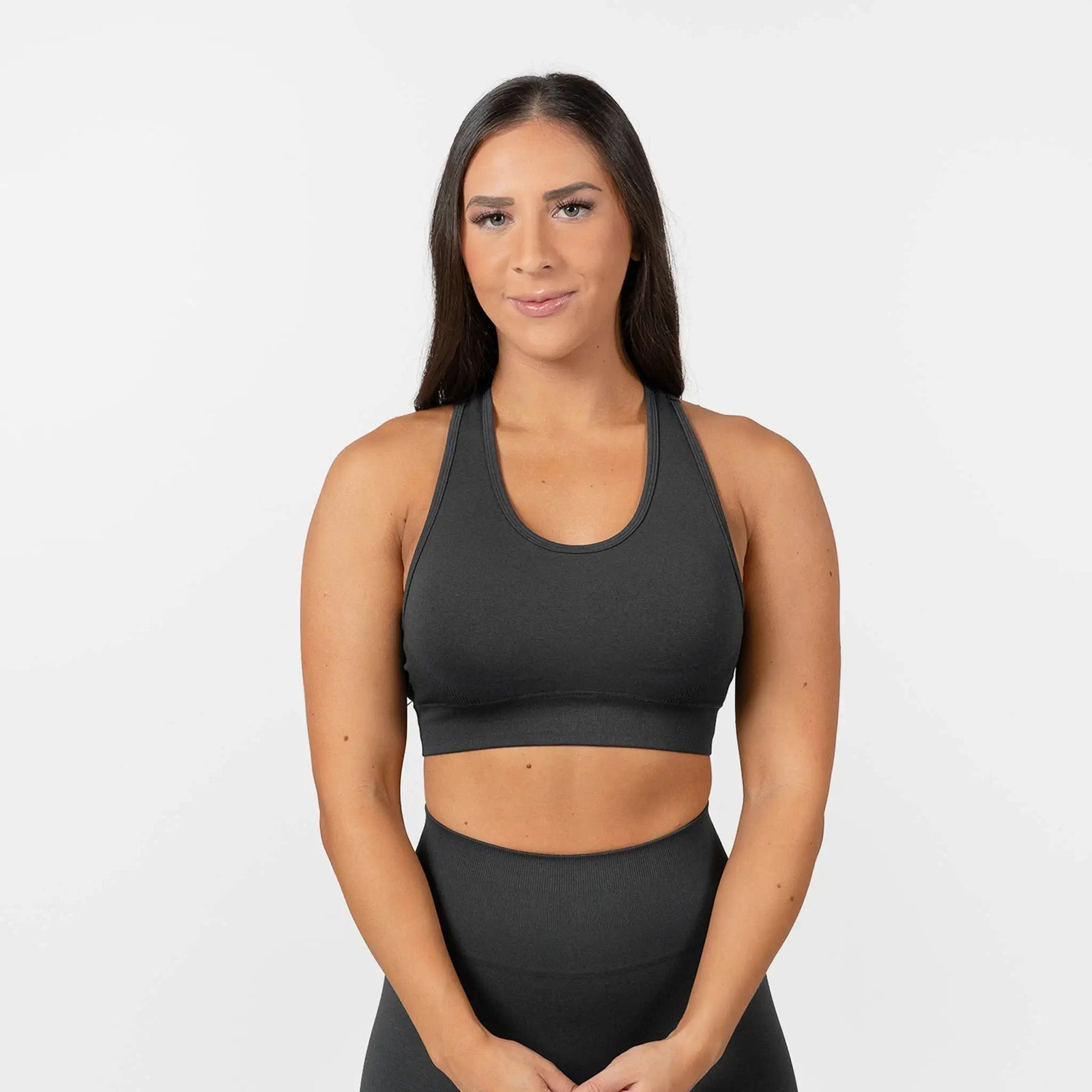 charcoal heritage bra