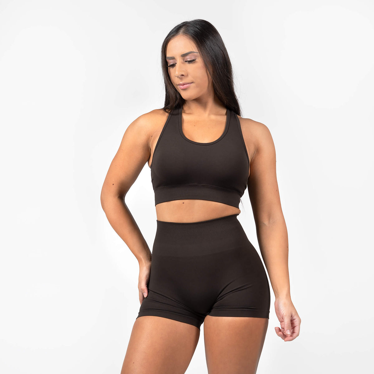 legacy shorts brown front