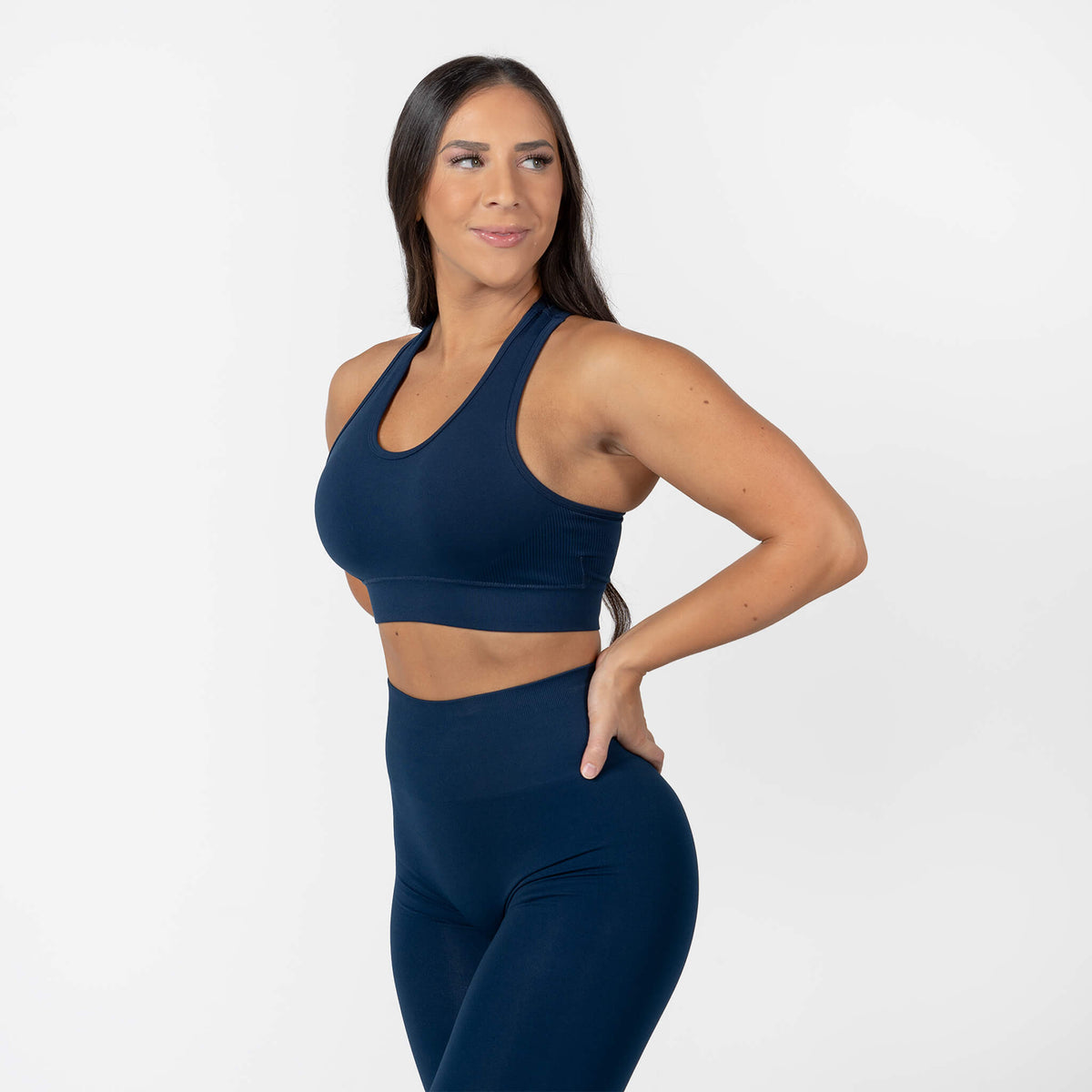heritage bra cobalt front