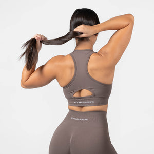 seamless heritage bra toffee