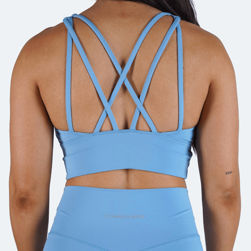 high neck sports bra