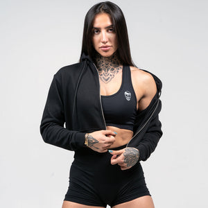 hoodie black front