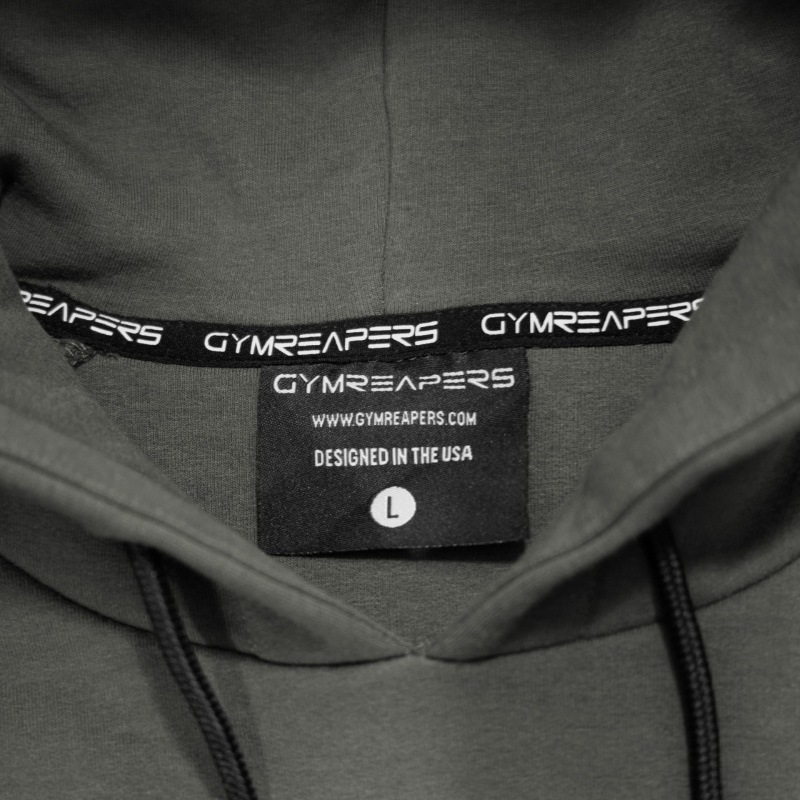 Gymreapers hoodie in gray inside details