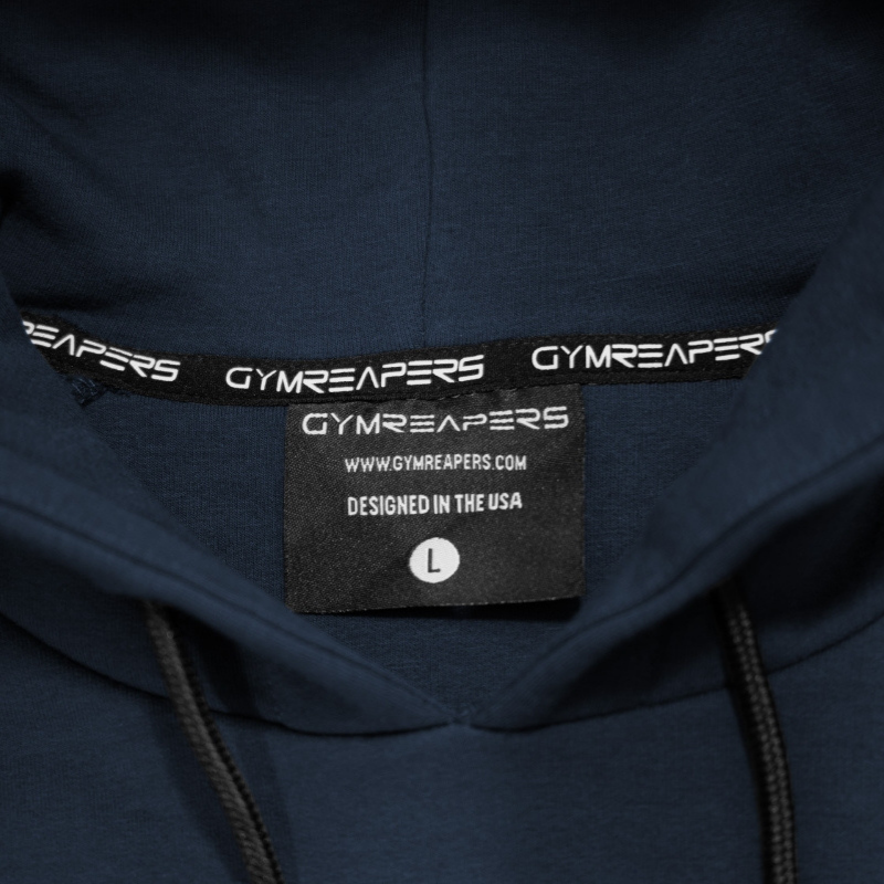 Gymreapers hoodie in navy inside details