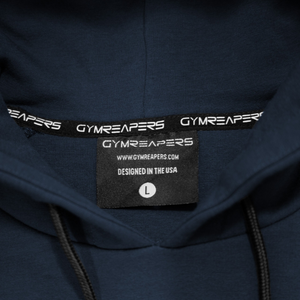 Gymreapers hoodie in navy inside details