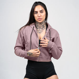 hoodie mauve front