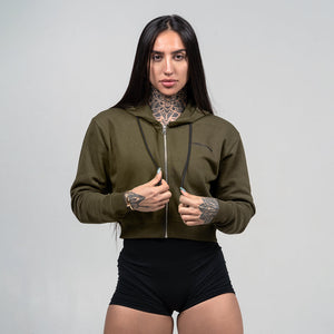 hoodie od green front