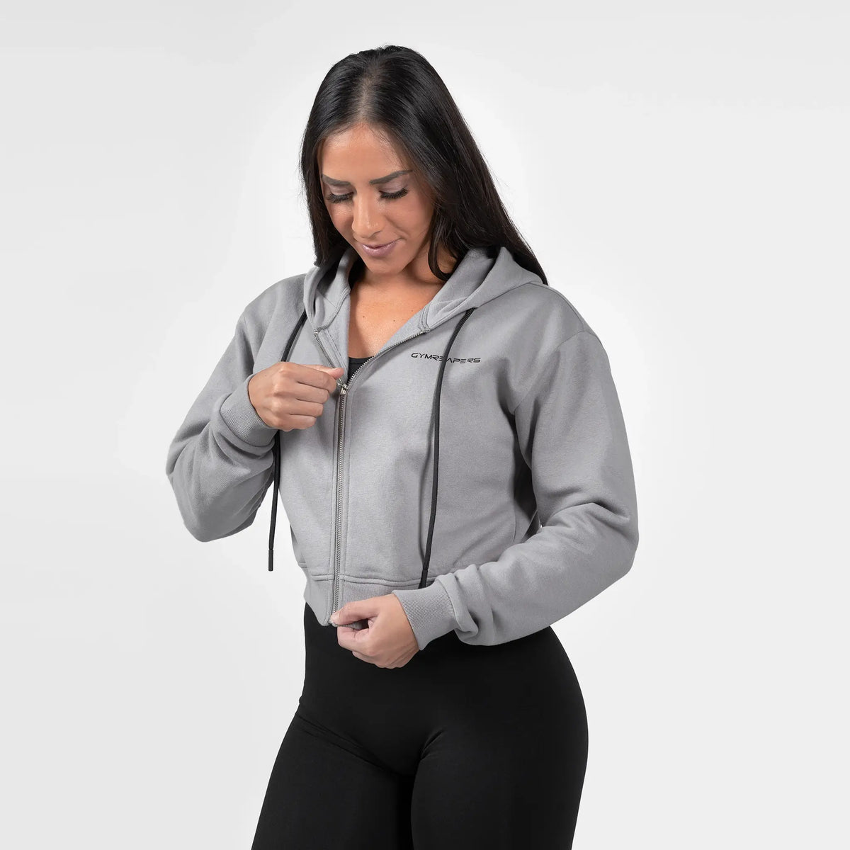 logo hoodie slate