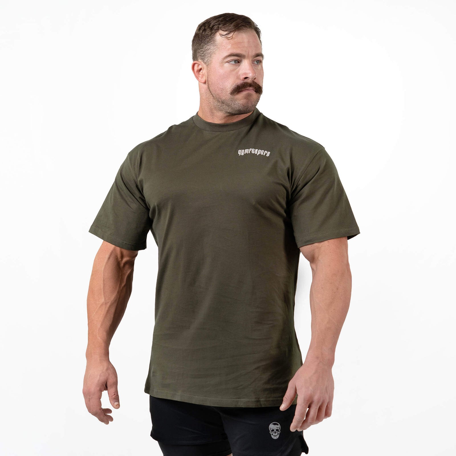 icon oversized tee green