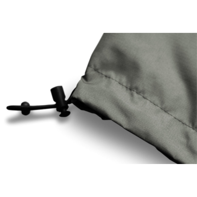 Gymreapers windbreaker in gray drawstring details