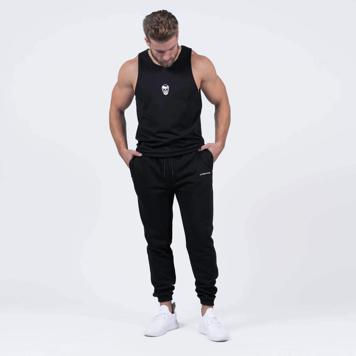 joggers black set