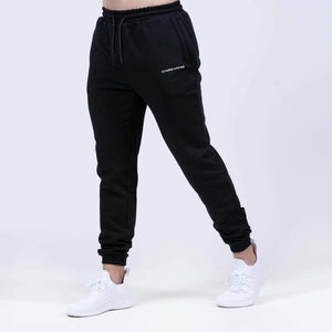 joggers black white