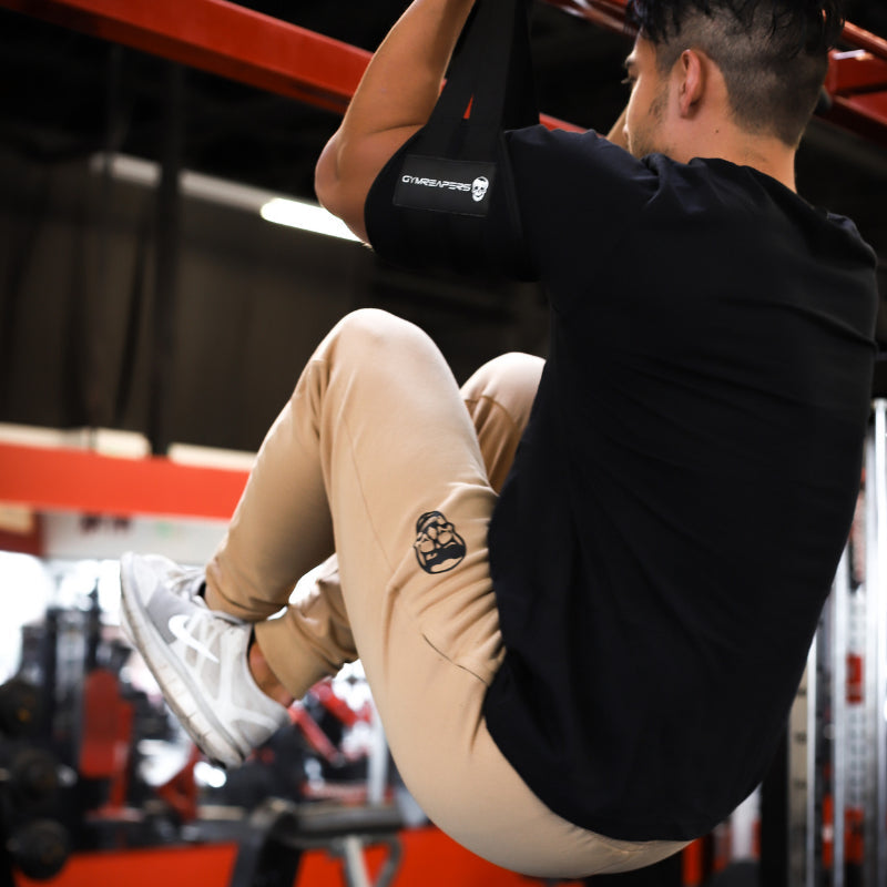 Gymreapers joggers in sand color