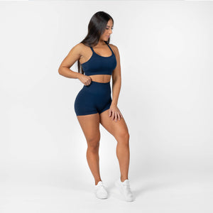 legacy shorts cobalt front