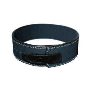 10mm lever belt navy front