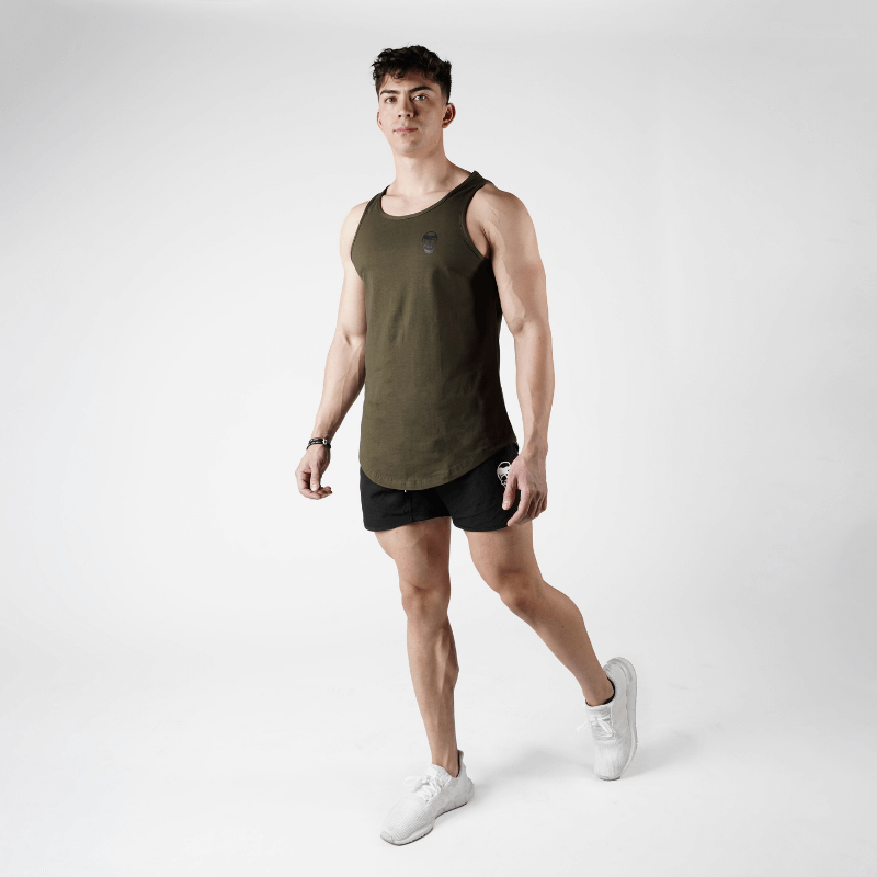 mens tank top green
