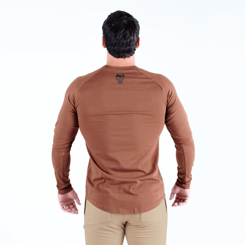 long sleeve performance clay back