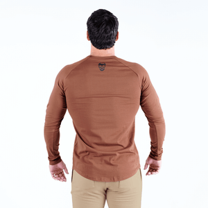 long sleeve performance clay back