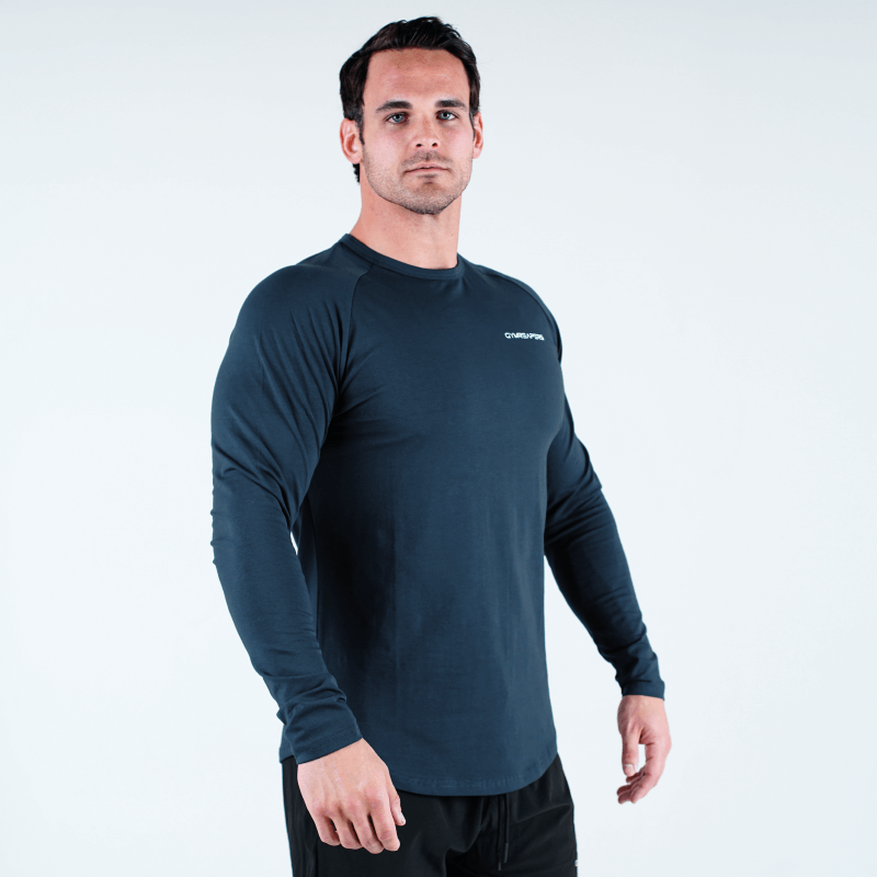 long sleeve performance navy