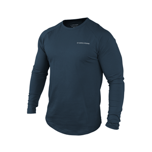 long sleeve tee gymreapers navy