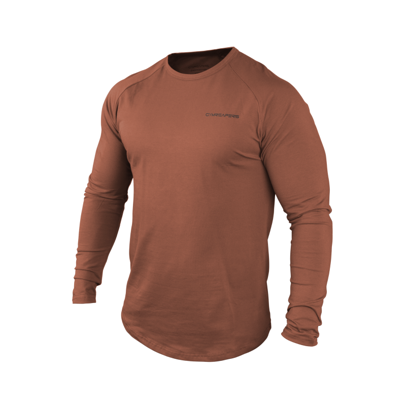 long sleeve tee gymreapers clay