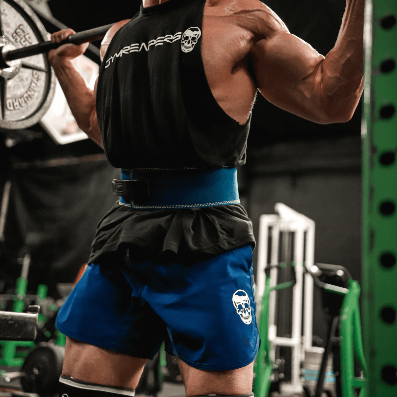 men's training shorts in navy color