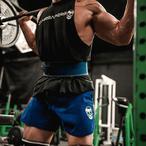 men's training shorts in navy color