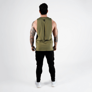 green muscle tank top