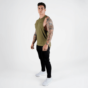 muscle tank green