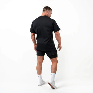 oversized tee black back