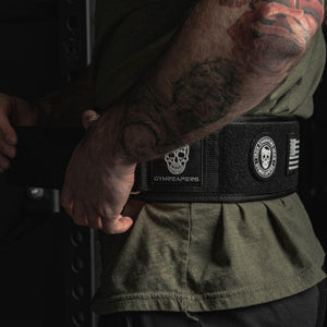 Gymreapers Quick Locking Weightlifting Belt (with Patches)