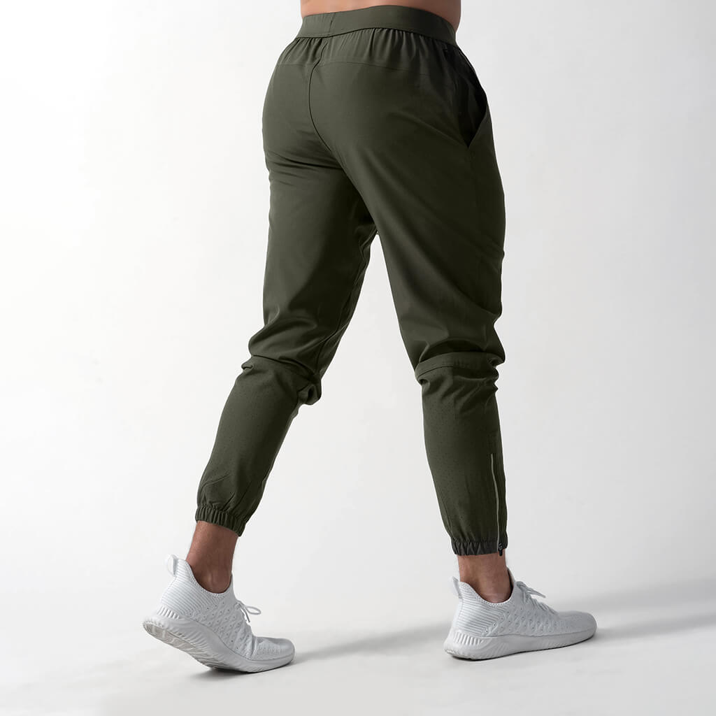 performance jogger green front