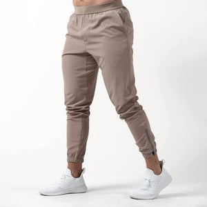 performance jogger taupe front