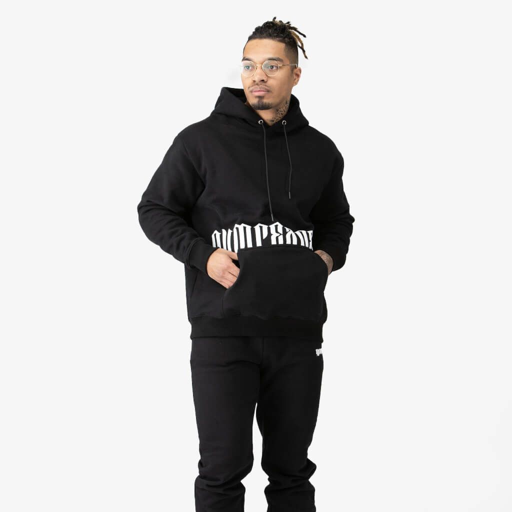 phantom hoodie black/white