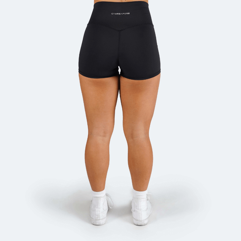 womens training shorts black 